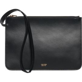 TOM FORD TOM FORD Zip Top Leather Wristlet