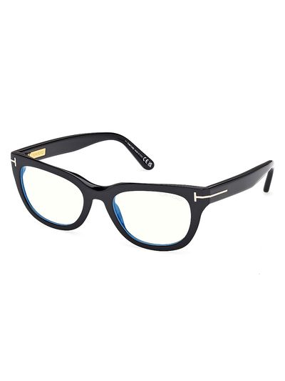 TOM FORD Women's 53MM Oval Blue Block Eyeglasses