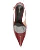 TOM FORD Women's 85MM Leather Slingback Pumps - 4