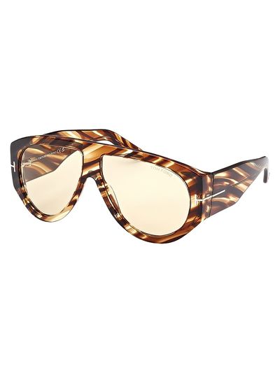 TOM FORD Women's Bronson 60MM Aviator Sunglasses