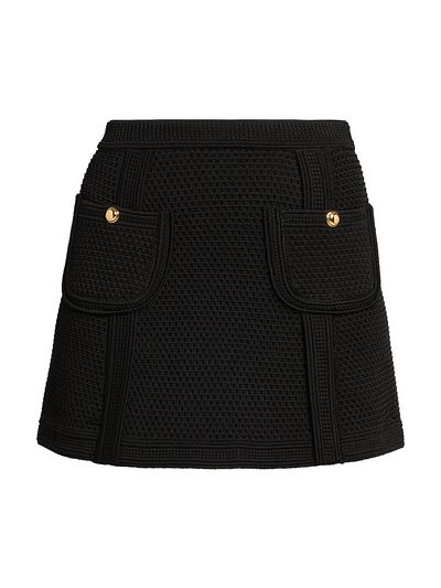 TOM FORD Women's Compact Mesh Knit Miniskirt