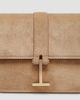 TOM FORD Women's Kara Suede Wallet-On-Chain - 5