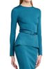 TOM FORD Women's Knit Belted Long-Sleeve Top - 4