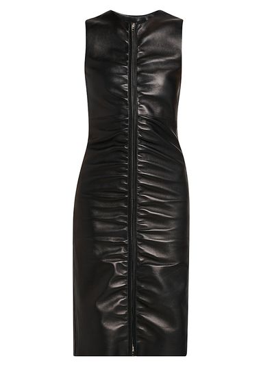 TOM FORD Women's Leather Ruched Dress