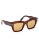 TOM FORD Women's Luna 52MM Butterfly Sunglasses - 8
