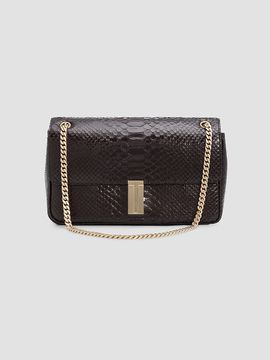 TOM FORD Women's Mia Python-Embossed Leather Chain Shoulder Bag