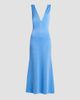 TOM FORD Women's Satin Plunge V-Neck Midi Dress - 1