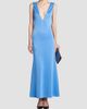 TOM FORD Women's Satin Plunge V-Neck Midi Dress - 2