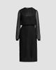 TOM FORD Women's Sheer Stripe Blouson Midi Dress - 1