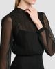 TOM FORD Women's Sheer Stripe Blouson Midi Dress - 6
