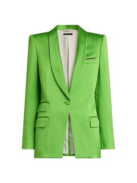 TOM FORD Women's Silk-Wool Shawl-Lapel Single-Breasted Jacket