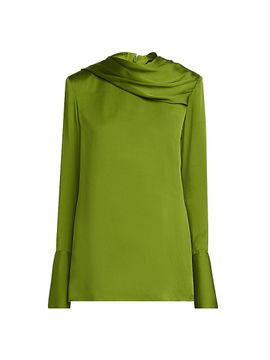 TOM FORD Women's Silk Draped Blouse