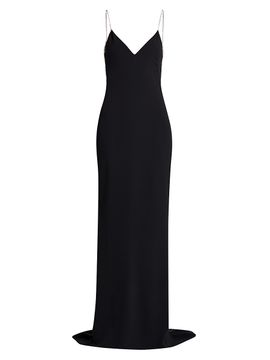 TOM FORD Women's V-Neck Open-Back Gown