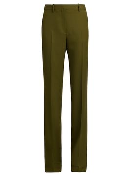 TOM FORD Women's Wool-Cashmere Pleated Pants