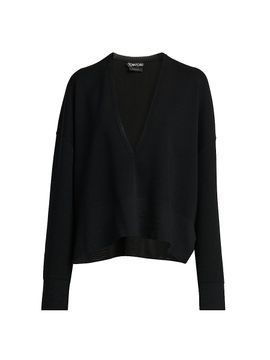 TOM FORD Women's Wool V-Neck Sweater