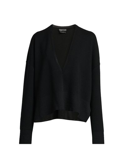 TOM FORD Women's Wool V-Neck Sweater