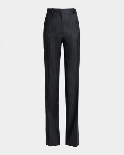 TOM FORD Wool-Mohair Pinstripe Trousers