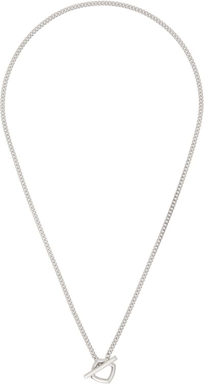 Tom Wood Tom Wood Frame Pendant Satin Thick Necklace