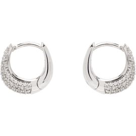 Tom Wood Tom Wood Ice Huggies Pave Earrings