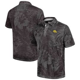 Tommy Bahama Men's Tommy Bahama Black Iowa Hawkeyes Big & Tall Sport Santiago Paradise Polo 