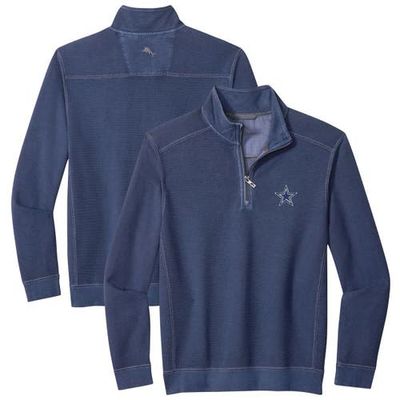 Tommy Bahama Men's Tommy Bahama Navy Dallas Cowboys Sport Tobago Half-Zip Pullover 