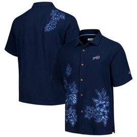 Tommy Bahama Men's Tommy Bahama Royal Buffalo Bills Hibiscus Camp Button-Up Shirt 