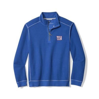 Tommy Bahama Men's Tommy Bahama Royal New York Giants Sport Tobago Half-Zip Pullover 
