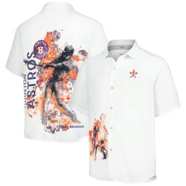 Tommy Bahama Men's Tommy Bahama White Houston Astros Veracruz Ace Islanders Button-Up Shirt 