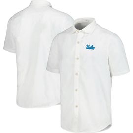 Tommy Bahama Men's Tommy Bahama White UCLA Bruins Coconut Point Palm Vista IslandZone Camp Button-Up Shirt 