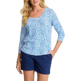 Tommy Bahama Tommy Bahama Ashley Isles Print Cotton Knit Top