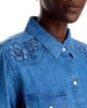 Tommy Bahama Tommy Bahama Bandana Bay Cotton Embroidered Indigo Denim Shirt - 4