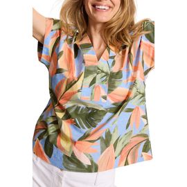 Tommy Bahama Tommy Bahama Beach Bloom Poplin Popover Top