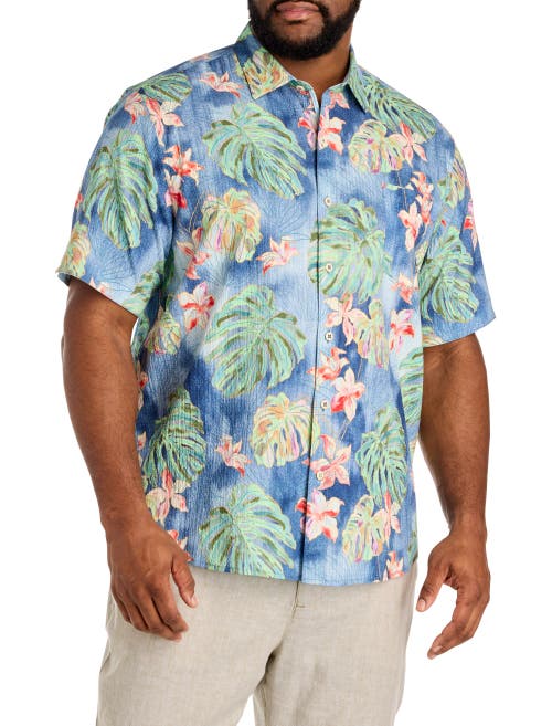 Tommy Bahama Tommy Bahama Big & Tall Nova Wave Jungle Seersucker Sport Shirt