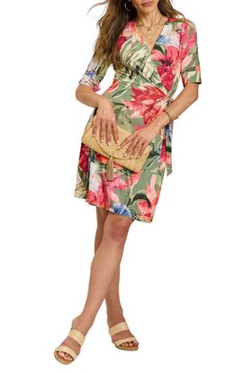 Tommy Bahama Tommy Bahama Carmela Floral Print Wrap Dress