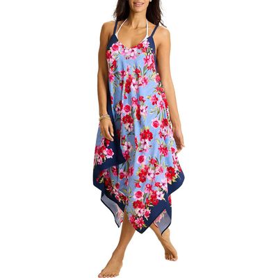 Tommy Bahama Tommy Bahama Chambray Beach Scarf Cover-Up Dress
