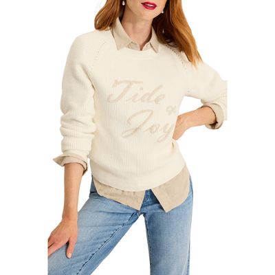 Tommy Bahama Tommy Bahama Cloud Bay Embroidered Sweater