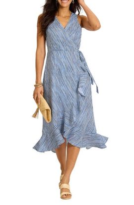 Tommy Bahama Tommy Bahama Coastal Shores Wrap Midi Dress