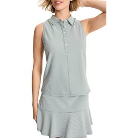Tommy Bahama Tommy Bahama Costa Wave Seersucker Stripe IslandZone® Sleeveless Polo