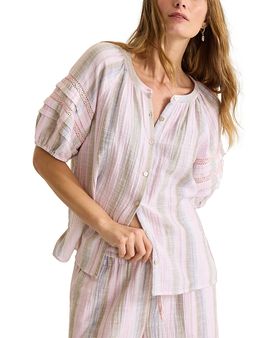 Tommy Bahama Tommy Bahama Cypress Cove Puff Sleeve Top