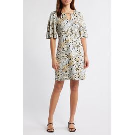 Tommy Bahama Tommy Bahama Darcy Floral Print Flutter Sleeve Dress
