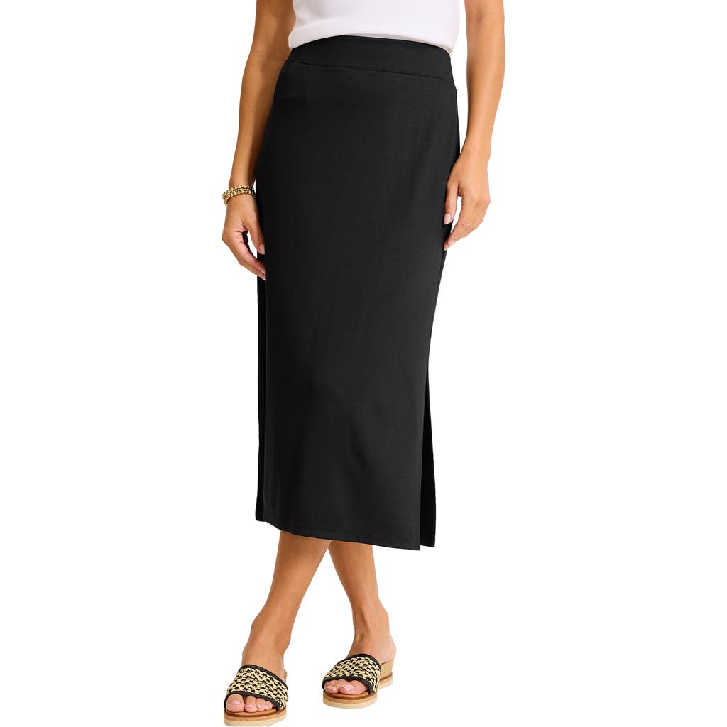 Tommy Bahama Tommy Bahama Drapey Ponte Midi Skirt