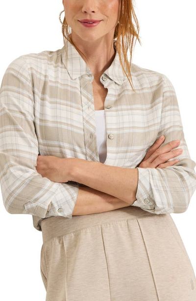 Tommy Bahama Tommy Bahama Dreamtide Plaid Metallic Flannel Shirt
