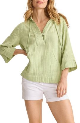 Tommy Bahama Tommy Bahama Guaze Baja Cotton Hooded Pullover