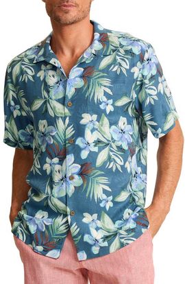 Tommy Bahama Tommy Bahama Hibiscus Bluff Silk Camp Shirt