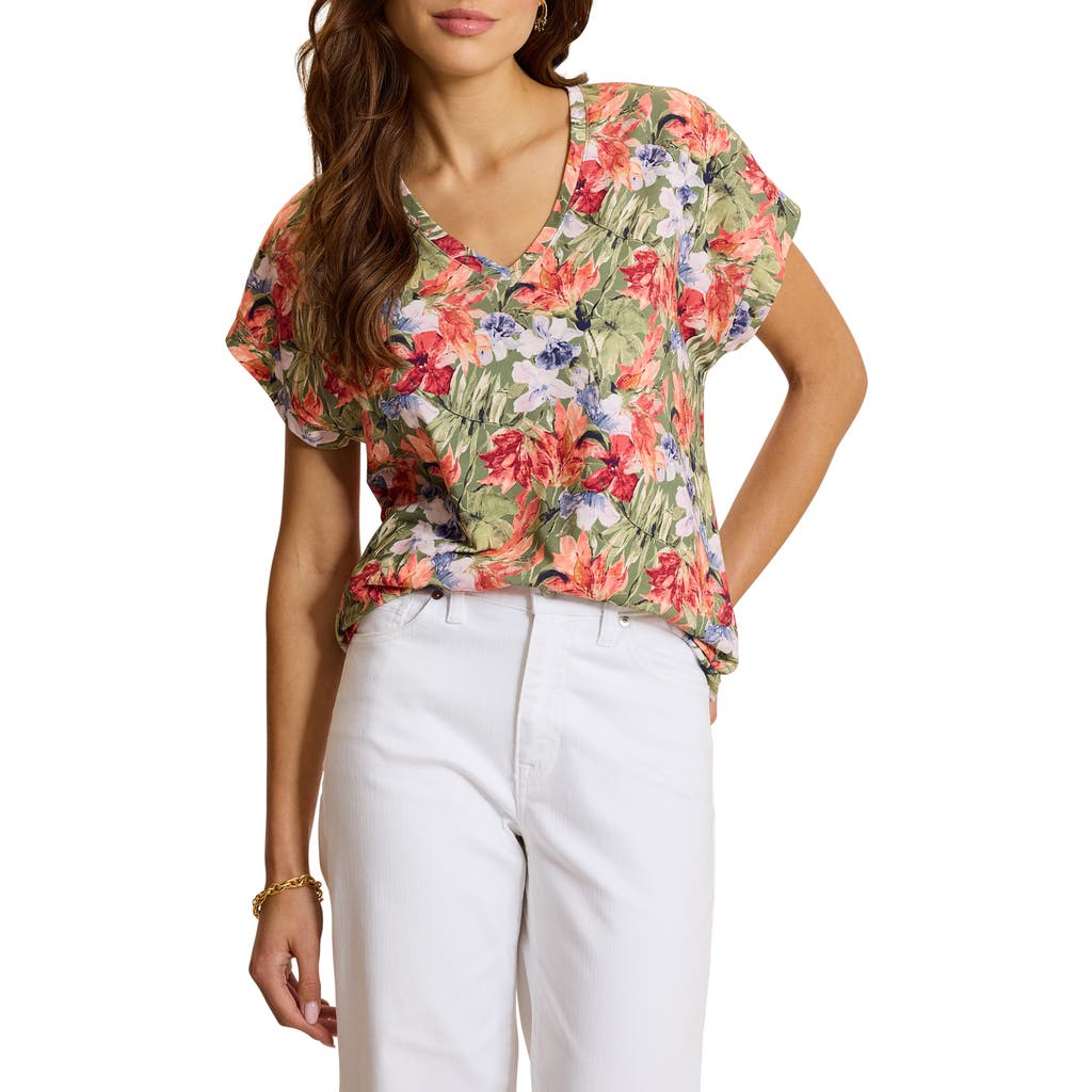 Tommy Bahama Tommy Bahama Kauai Island Blooms V-Neck T-Shirt