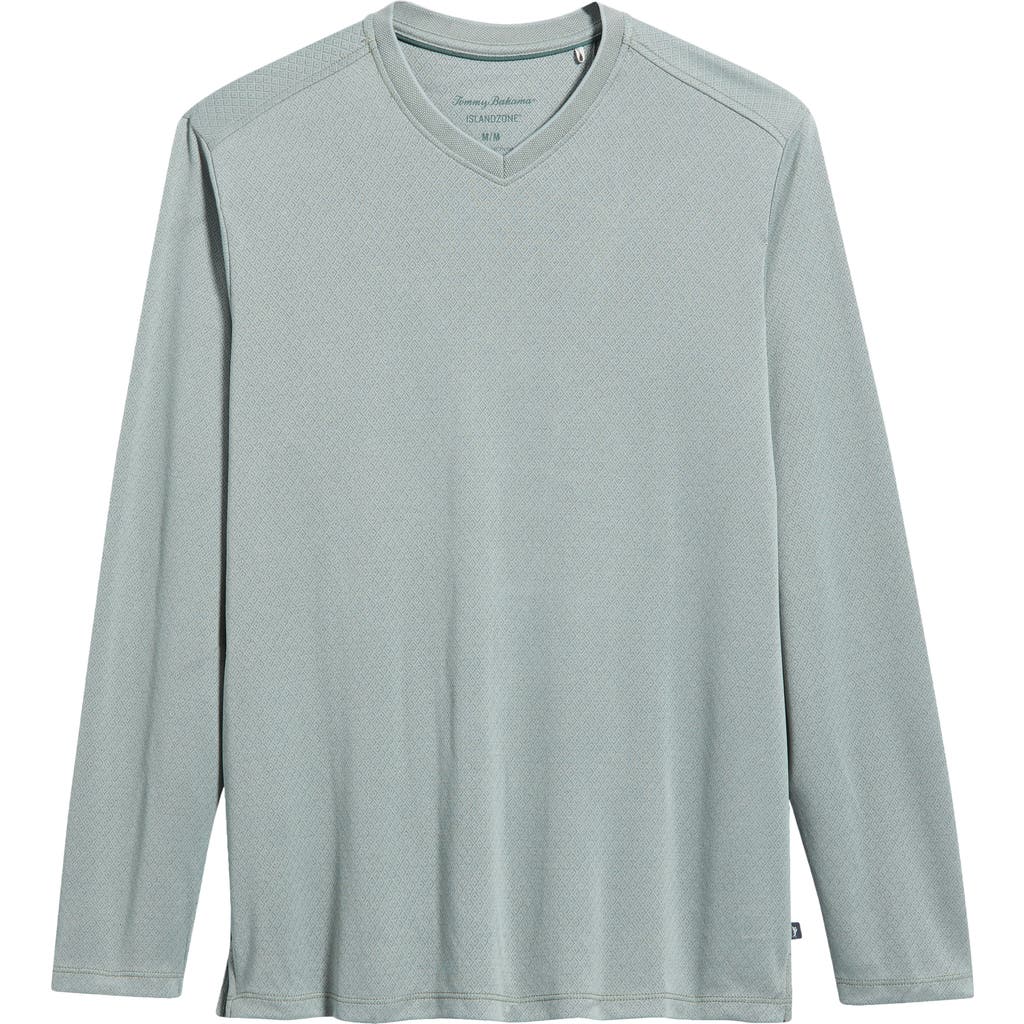 Tommy Bahama Tommy Bahama Keyport Diamond Long Sleeve V-Neck IslandZone® T-Shirt