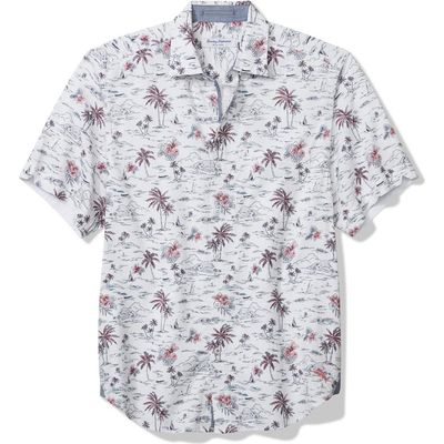 Tommy Bahama Tommy Bahama Nova Wave Sweetwater Scenic Short Sleeve Button Up Shirt
