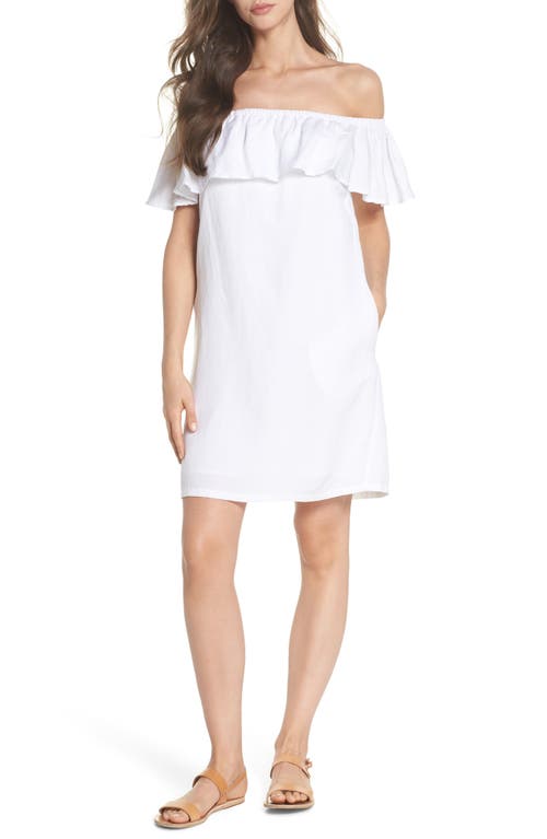 Tommy Bahama Tommy Bahama Off the Shoulder Cover-Up Dress