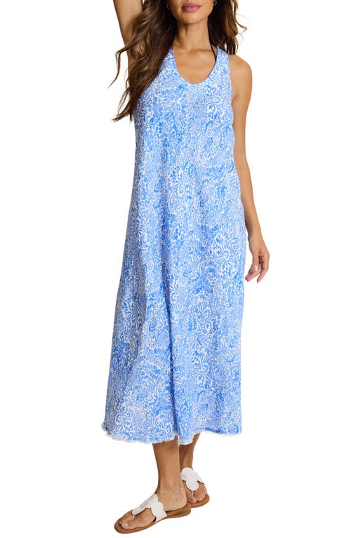 Tommy Bahama Tommy Bahama Paisley Daze Bias Cut Linen Blend Dress