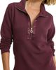 Tommy Bahama Tommy Bahama Palm Voyage Satin Trim Half Zip Sweatshirt - 1